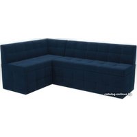 Угловой диван Мебель-АРС Атлантис левый 212x84x135 (темно-синий Luna 034)