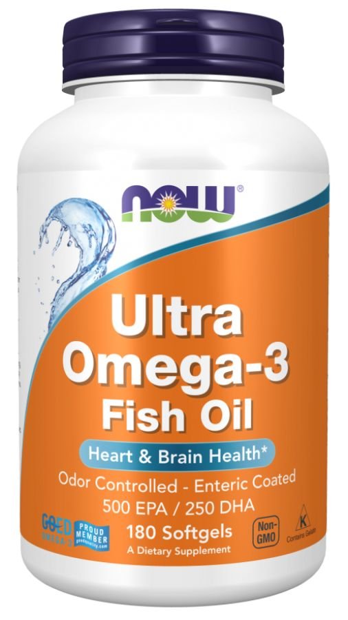 

БАД Now Foods Ultra Omega-3 75% (180 капсул)