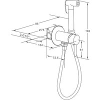 Гигиенический душ Roxen Santi 500940-CH (хром)