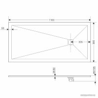 Душевой поддон Grossman Strong GR-S190110Q в Витебске