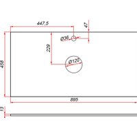  ЗОВ Тумба под умывальник со столешницей Лира 90 (адриатик/белая столешница)