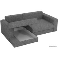 Угловой диван Mebelico Мэдисон 59136 (рогожка, серый)