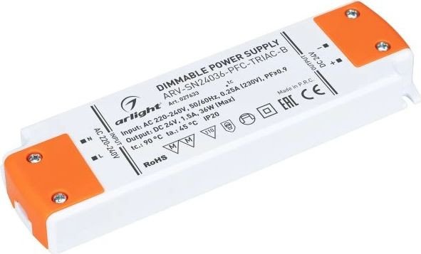 

Блок питания Arlight ARV-SN24036-PFC-TRIAC-B 027633