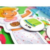 Магнитная доска Десятое королевство Магнитные истории. Учим время! 01657