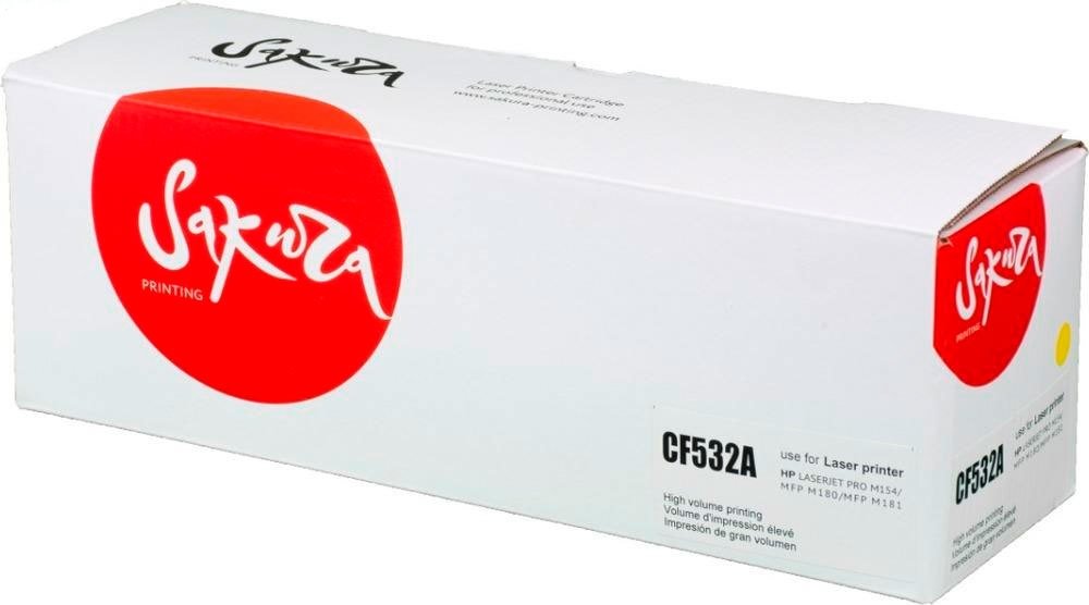 

Картридж Sakura Printing SACF532A (аналог HP CF532A)