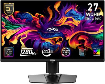 Игровой монитор MSI MAG 271QP QD-OLED X28