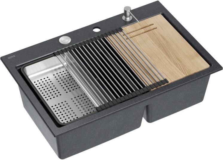 Кухонная мойка Quadron HQC7650U8_BS
