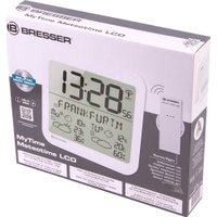 Настенные часы Bresser MyTime Meteotime LCD (белый)