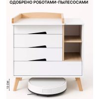 Детский комод Rant Lago Pro 800/4 (cloud white)