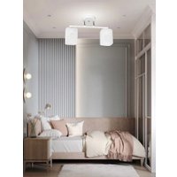 Люстра средней высоты Aitin Pro НПБ 02-2x40-101 07562/2 (белый/хром)