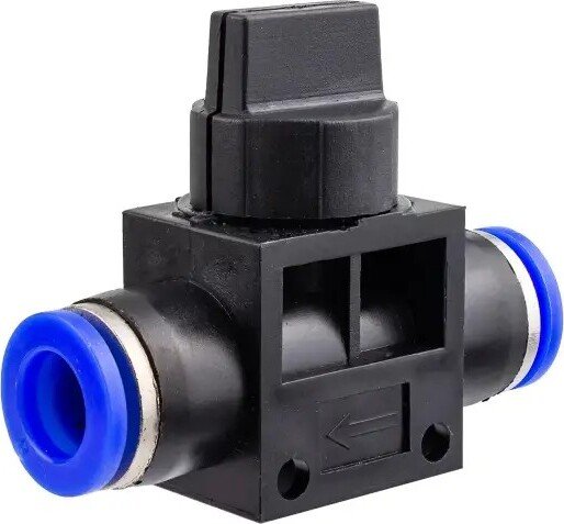 

Фитинг Partner Фитинг для пластиковых трубок с краном 8x8мм PA-SHVFF08-08