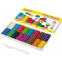 Пластилин Юнландия Веселый шмель 106673 (16 цв)