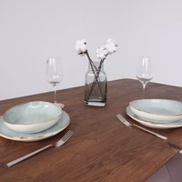 Кухонный стол ОКА Майон 120x80x74 (дуб мореный/черный)