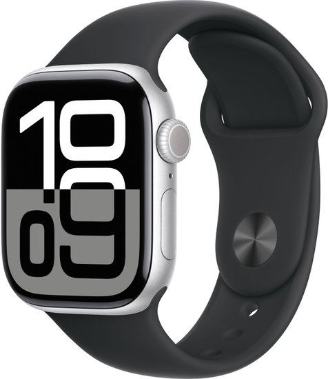 Apple Watch Series 10 42 мм (, srebrny/czarny, /M)