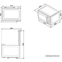 Микроволновая печь Smeg MOE25X