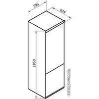 Холодильник MAUNFELD MFF185NFS