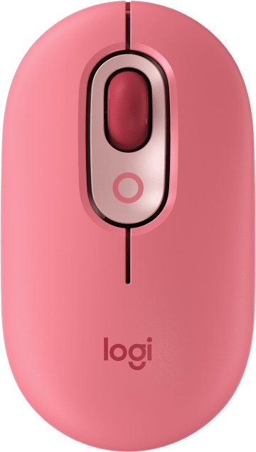 

Мышь Logitech Pop Mouse (розовый/бордовый)