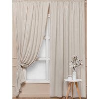 Комплект штор Amore Mio Вельвет Canvas-003 150x270 92055 (шампань)