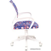 Компьютерное кресло Бюрократ KD-W4 (синий аниме/пластик белый)