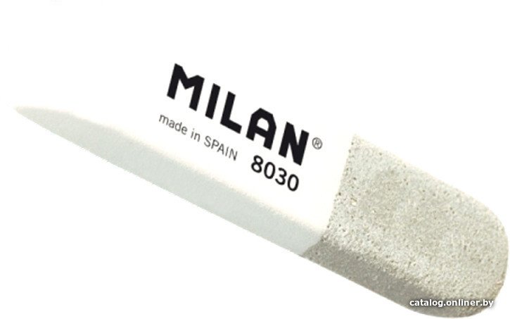 Ластик Milan CCM8030BG (белый/серый)
