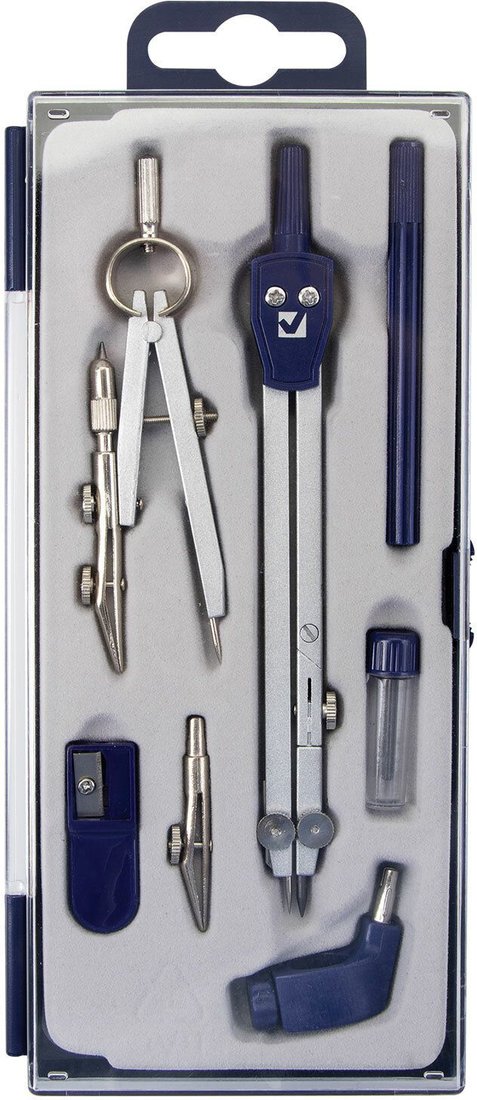 

Готовальня BRAUBERG Student oxford 210347 (7 предм.)