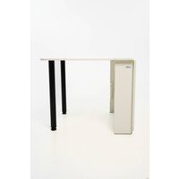 Стол-книга Stoloff Мечта 1600x850 (белый, опоры вкручиваемые, углы закругленные без роликов и ручек)