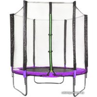 Батут Atlas Sport 183 см - 6ft (без лестницы, внешняя сетка, сливовый)