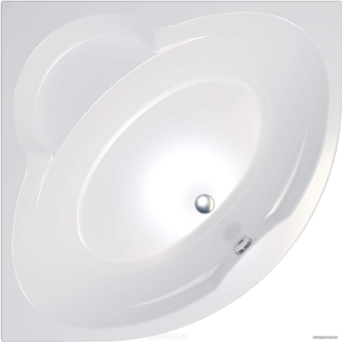 Ванна Triton Мартин 120x120 (с каркасом и экраном)