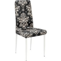 Чехол для стула Si Brano Принт (черно-коричневый)