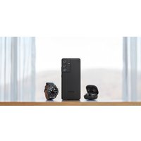 Телефон Samsung Galaxy S21 Ultra 5G SM-G998B/DS 16GB/512GB Восстановленный by Breezy, грейд B (черный фантом)