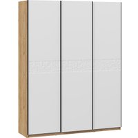 Шкаф-купе Трия Оскар Скания Т2 1800 268689 (ручка черная/дуб крафт золотой/белый снег/белый матовый)