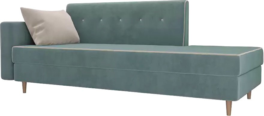 

Тахта Лига диванов Селена 105217 (левый, велюр, бирюзовый)