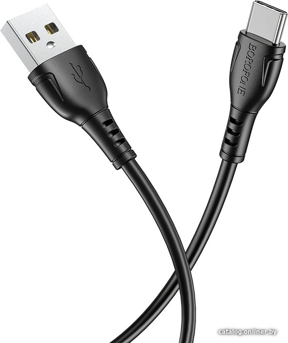 Кабель Borofone BX51 USB Type A - USB Type C (1 м, черный)