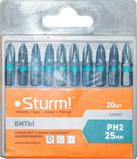 

Набор бит Sturm 1270102 (20 предметов)