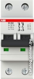 Выключатель автоматический ABB M202-32 2P 32A Im=384A 15kA 2M 2CDA282799R0321