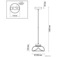 Подвесная люстра Odeon Light Kaleo 4720/8L