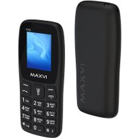 Кнопочный телефон Maxvi C45 (черный)
