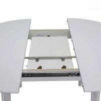 Кухонный стол Виста Сиена 100x100/131 (белый)