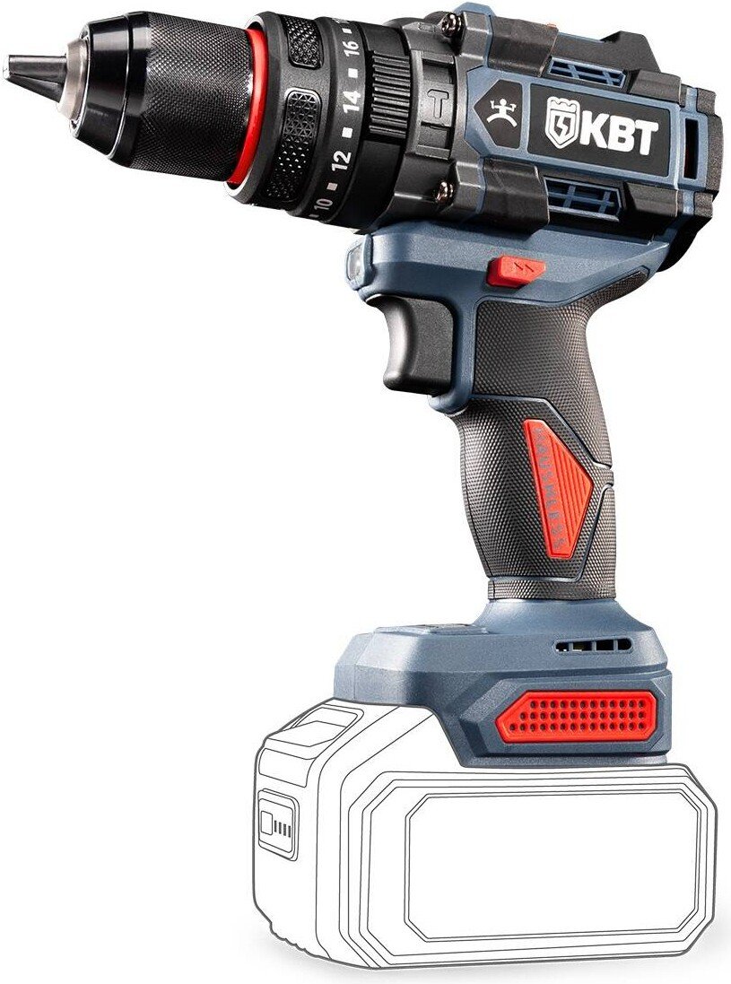 

Ударная дрель-шуруповерт КВТ DB-20-160 (без АКБ)