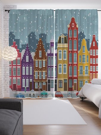 Комплект штор JoyArty Хочется тепла p_6733 (145x265)