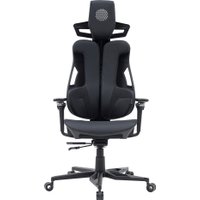 Игровое (геймерское) кресло CACTUS CS-CHR-DUO-BBK (черный кожзам)