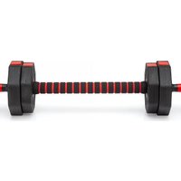 Набор гантелей с грифом для штанги VictoryFit VF-DН150 2x7.5 кг