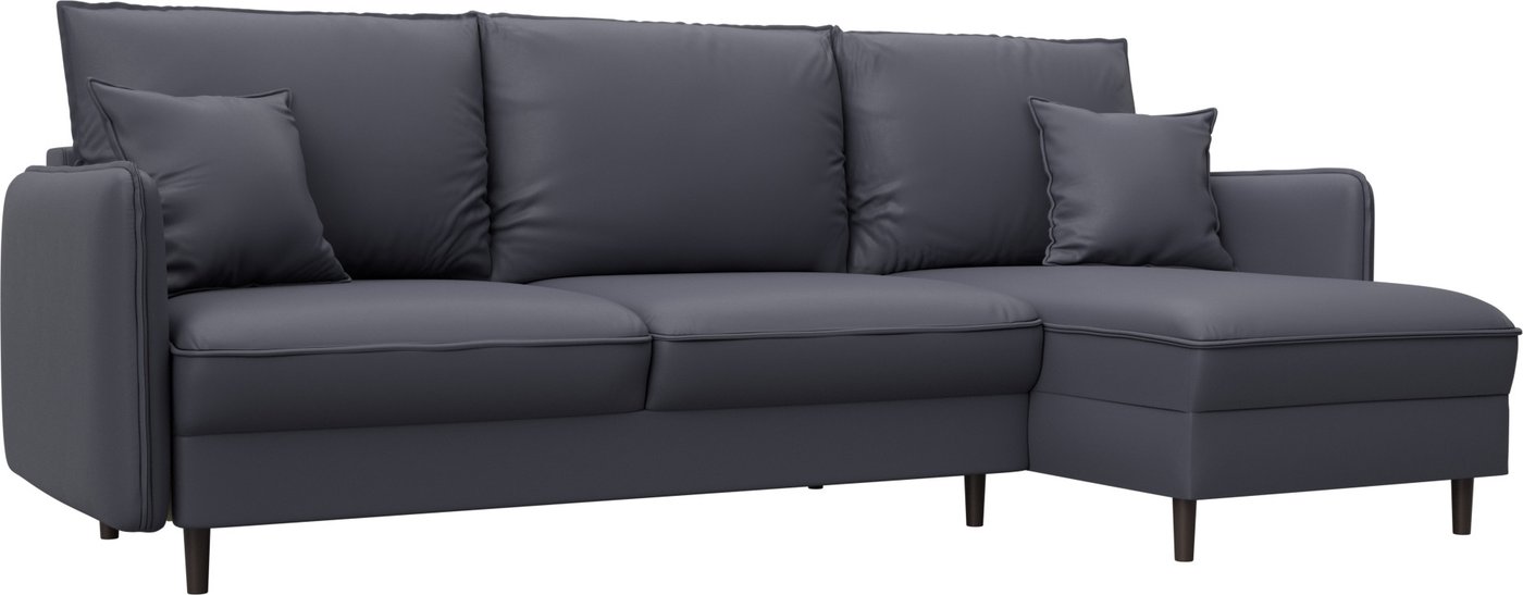 

Угловой диван Лига диванов Лига-064 НПБ универсальный 129934 (экокожа Grifon 15 серый)