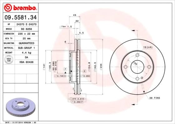 

Brembo 09558134