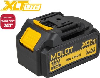 Аккумулятор для инструмента Molot MBL 1840-2 XLT Lite (18В/4 Ah)