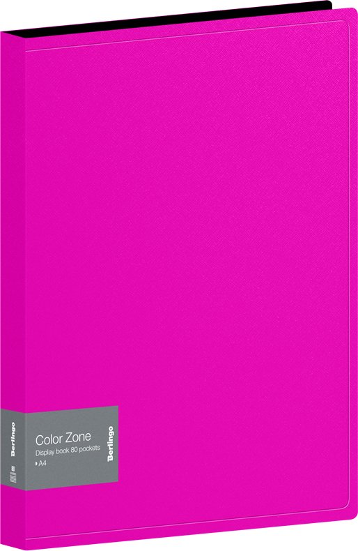 

Папка для бумаг Berlingo Color Zone AVp_80113 (80 вкладышей, розовый)