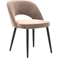 Стул Памир Новара F08 (бежевый/черная опора)