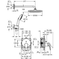 Душевая система  Grohe Start Edge 25293000