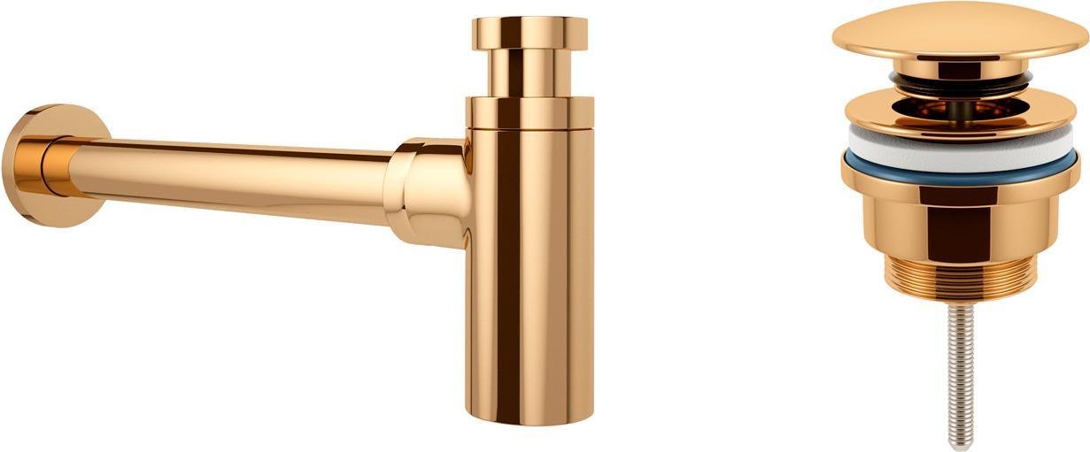 

Сифон Wellsee Drainage System 182106003 (сифон, донный клапан, золото)