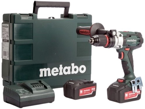 

Дрель-шуруповерт Metabo BS 18 LTX Quick 602193650 (с 2-мя АКБ, кейс)